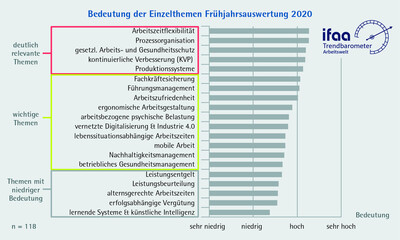 Bedeutung der Einzelthemen Frühjahrsauswertung 2020