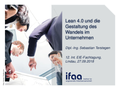 Lean 4.0 und die Gestaltung des Wandels im Unternehmen