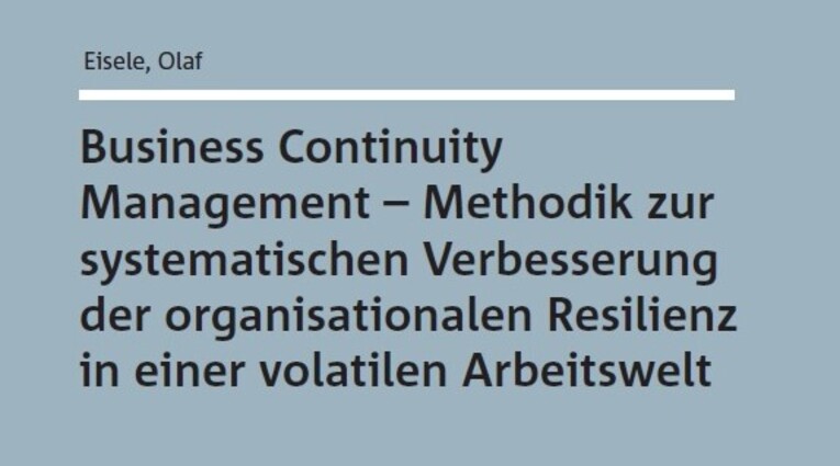Leistung & Entgelt 3 2021 Business Continuity Management