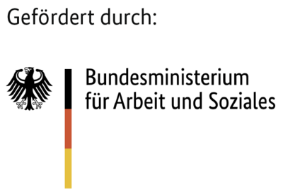 Projekt StaWa Logo Gefördert durch BMAS