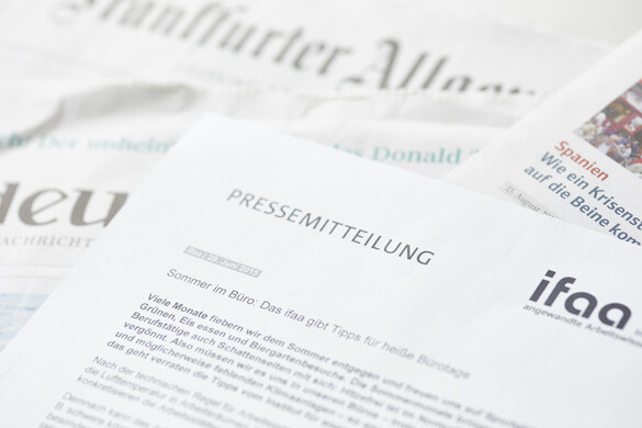 Pressearbeit am ifaa Pressearbeit am ifaa