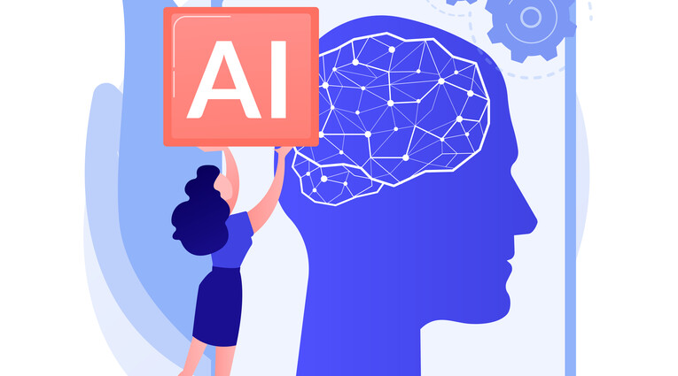 ifaa KI-Unterweisung für Beschäftigte Grafik AI Gehirn